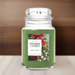 Yankee Candle Large Jar Candle-Mistletoe (22 oz)
